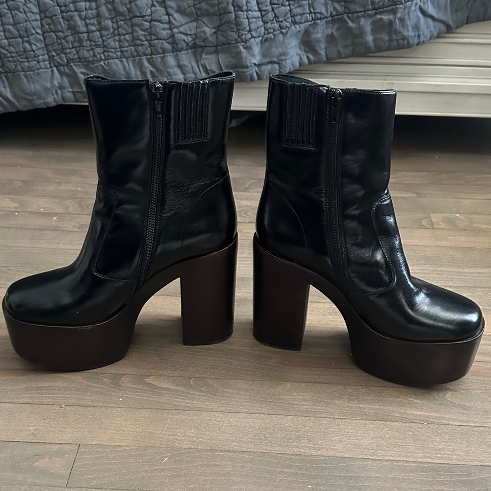 Jeffrey Campbell Platform Ankle Boots - Picture 3 of 7